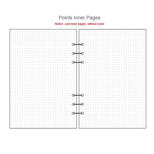 

Laser Notebook Planner Organizer Binder Books Filofax Journal Sketchbook Accessories Diary School Office Supplies Notebook A5 A6