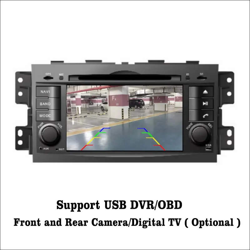 Liislee Android 7 1 2G RAM для Kia Mohave/Borrego автомобильное радио Аудио Видео Мультимедиа DVD