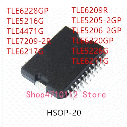 10 шт. TLE6228GP TLE5216G TLE4471G TLE7209-2R TLE6217G TLE6209R TLE5205-2GP TLE6220GP TLE5226G TLE6211G IC