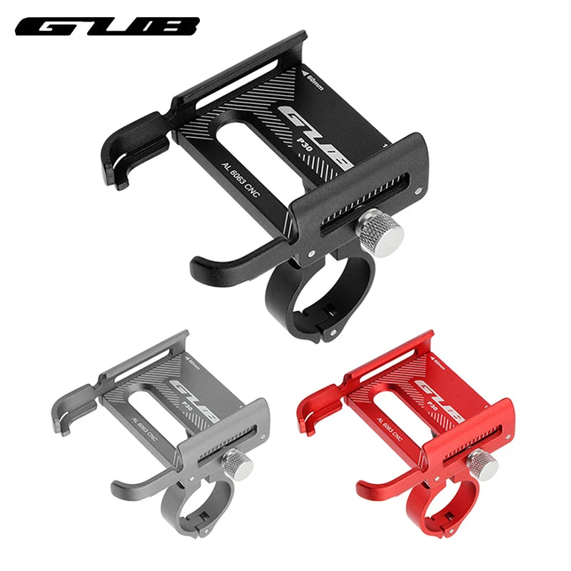 GUB Алюминий сплав велосипедный держатель для телефона с защитой от вибрации