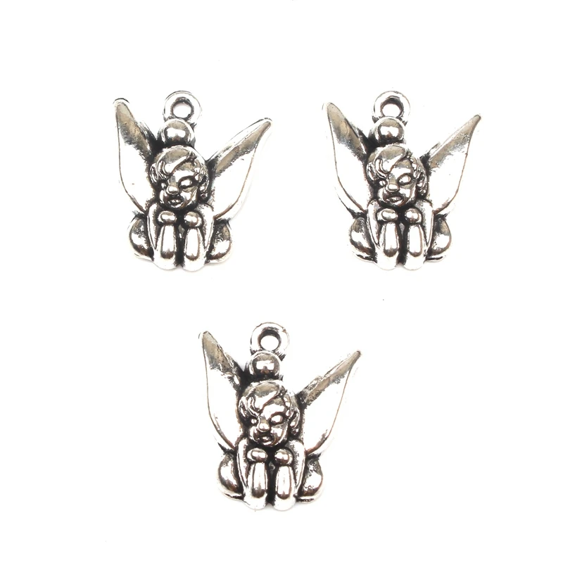 5 шт. сказочное ожерелье Ангел кулон 19 мм * 16 эльф милый нет девушки подарок