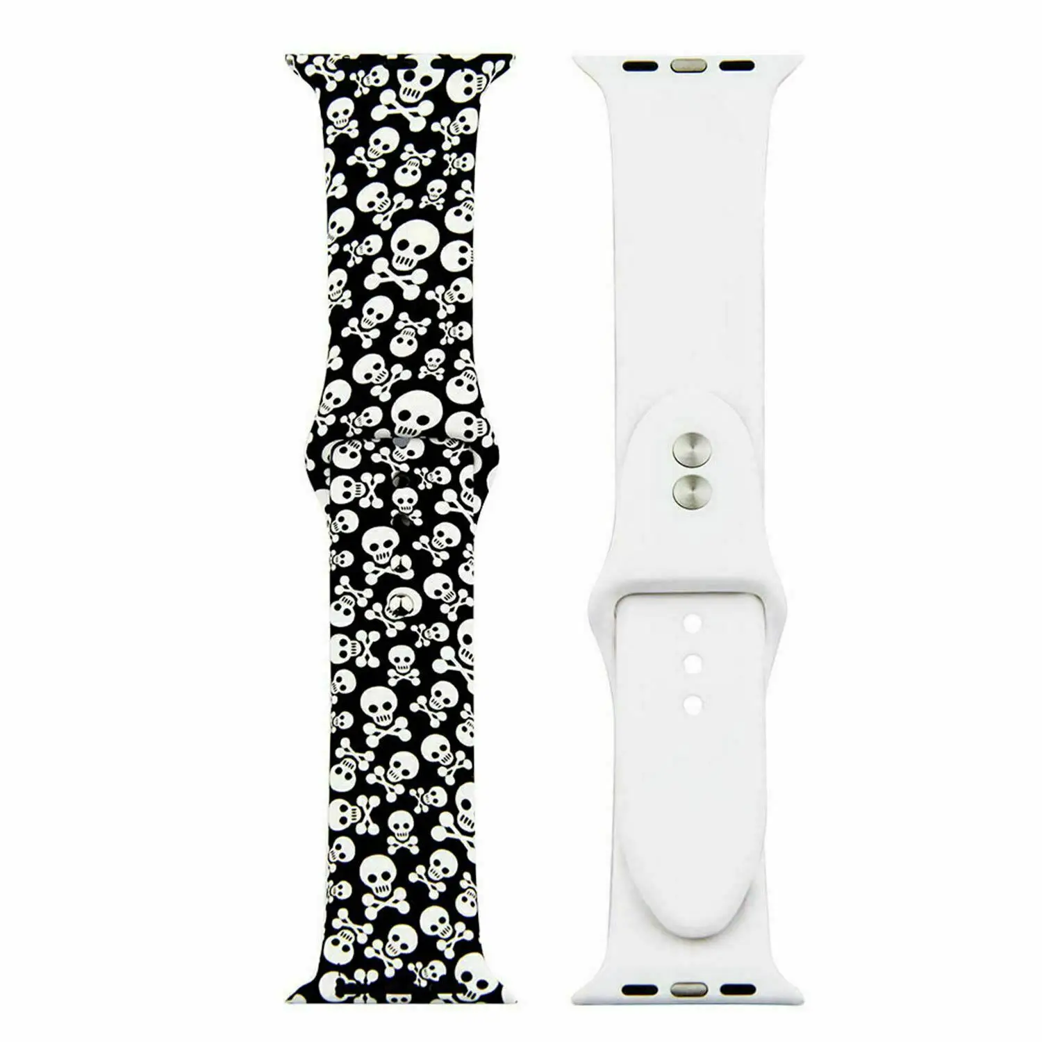 NO. 7 Сменный спортивный ремешок для Apple Watch Band 5, 4, 44 мм, 40 мм, силиконовый браслет с цветочным принтом для iWatch Series 3, 2, 1, 42 мм, 38 мм - Цвет ремешка: NO. 7