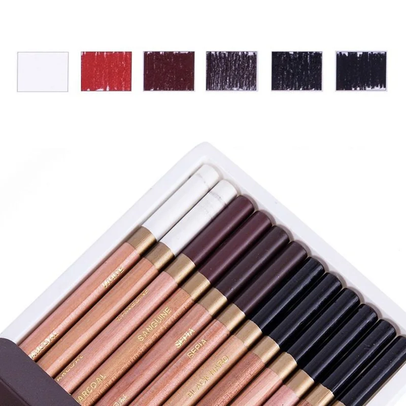 

Sketch Colored Charcoal Professional Wood Drawing Sketch Pencil Colored Pencils Charcoal Pen for Drawing Sketch Art Supplies