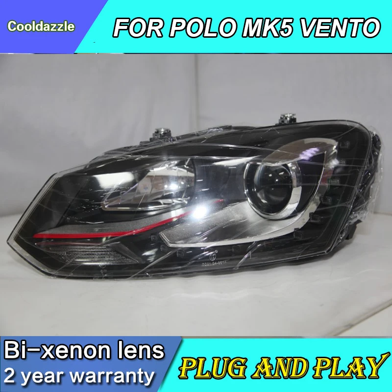 2 шт. для VW POLO VENTO MK5 светодиодный головной свет лампы светильник GTI Стиль с
