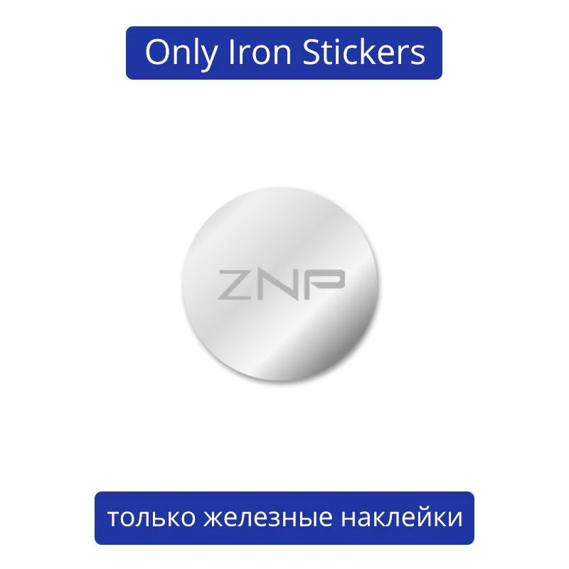 1 Pc lron stickers B ZNP, магнитный автомобильный держатель для телефона, крепление на вентиляционное отверстие, подставка в машину, магнитный gps держатель для мобильного телефона для iPhone X 8 7 samsung S9 S10 - Цвет: 1 Pc lron stickers B