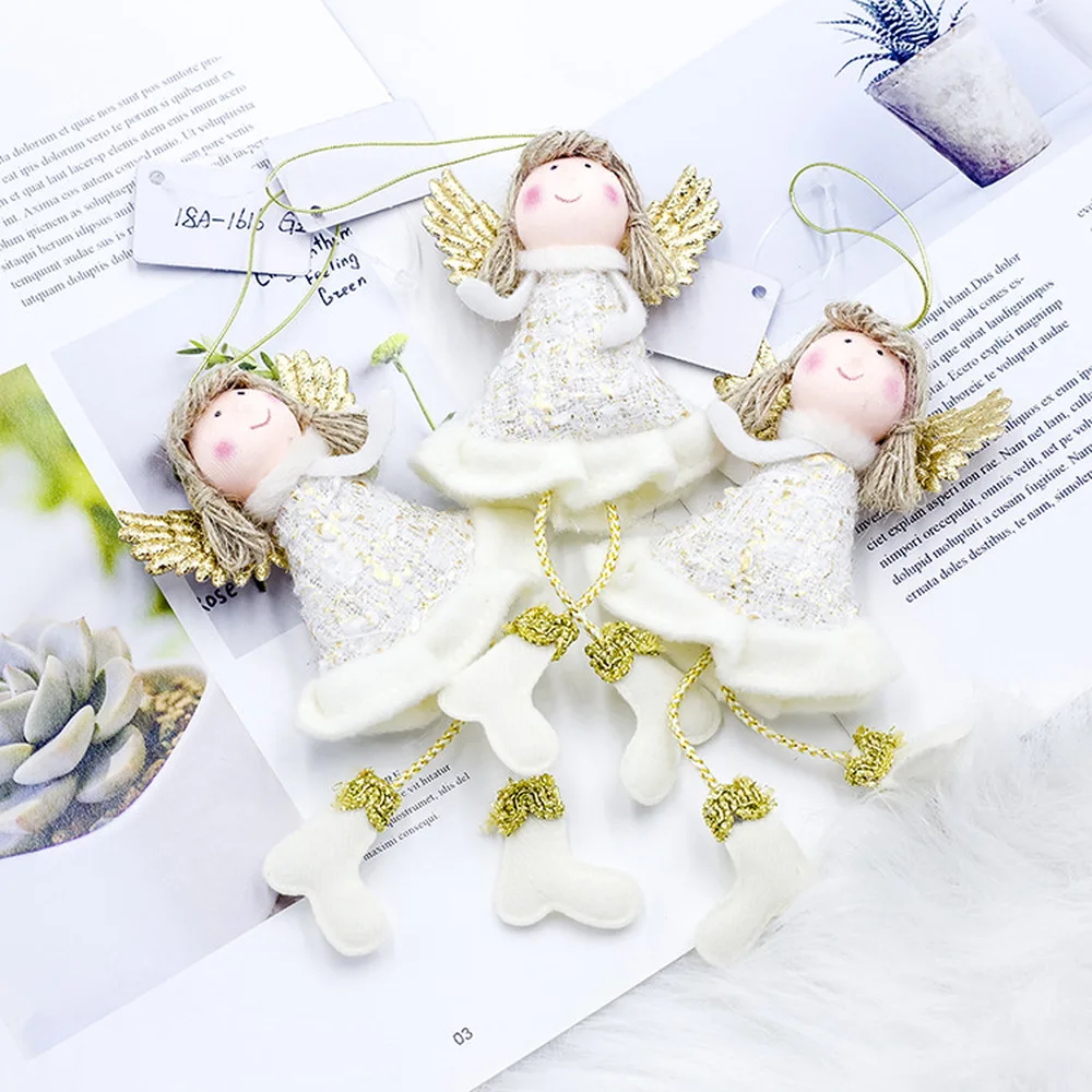 Christmas Angel Doll Merry Christmas Decorations for Home Decor Noel Xmas Tree Decorations Ornament Happy New Year Decor,Q