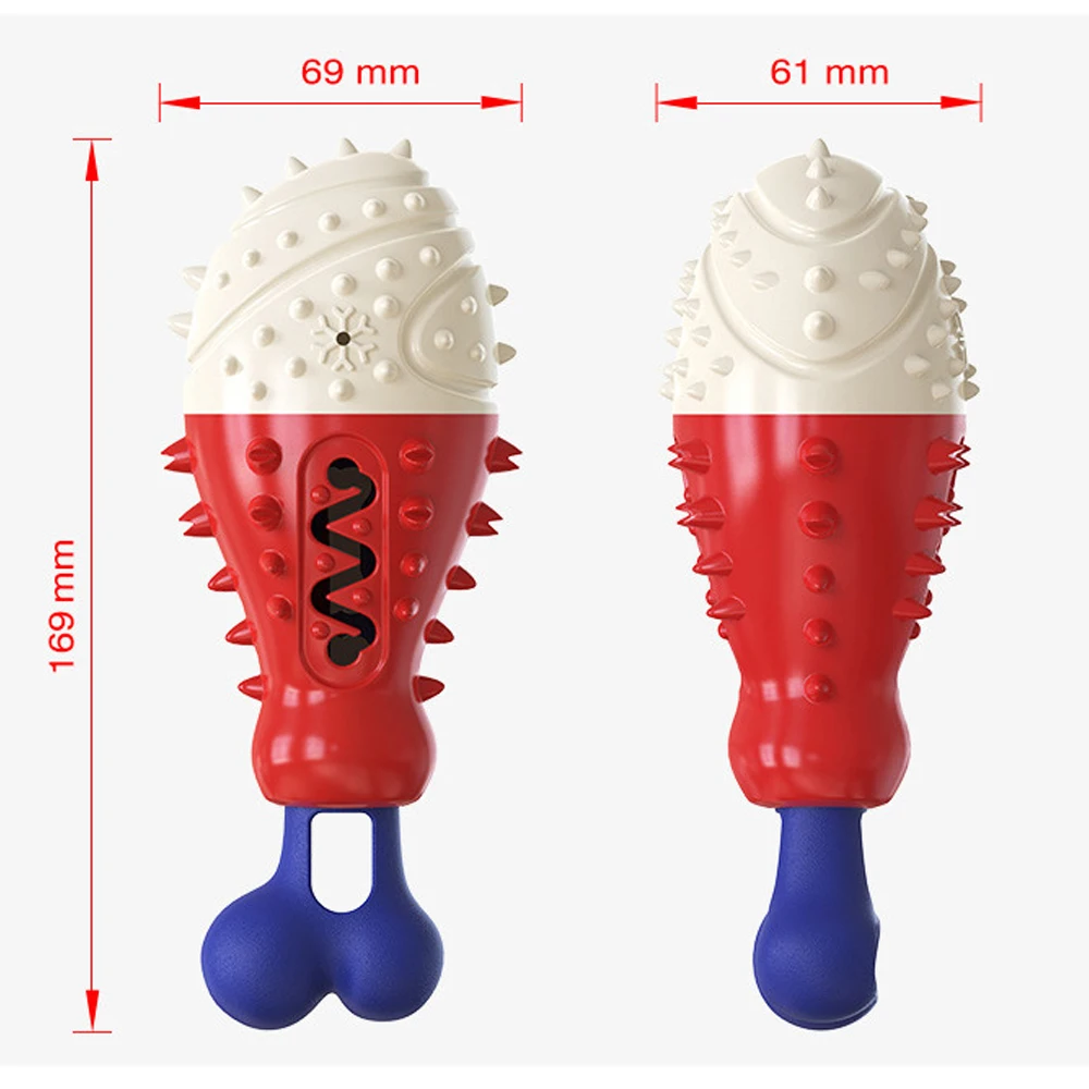 Нетоксичная игрушка для собак с защитой от укусов индейка нога собака