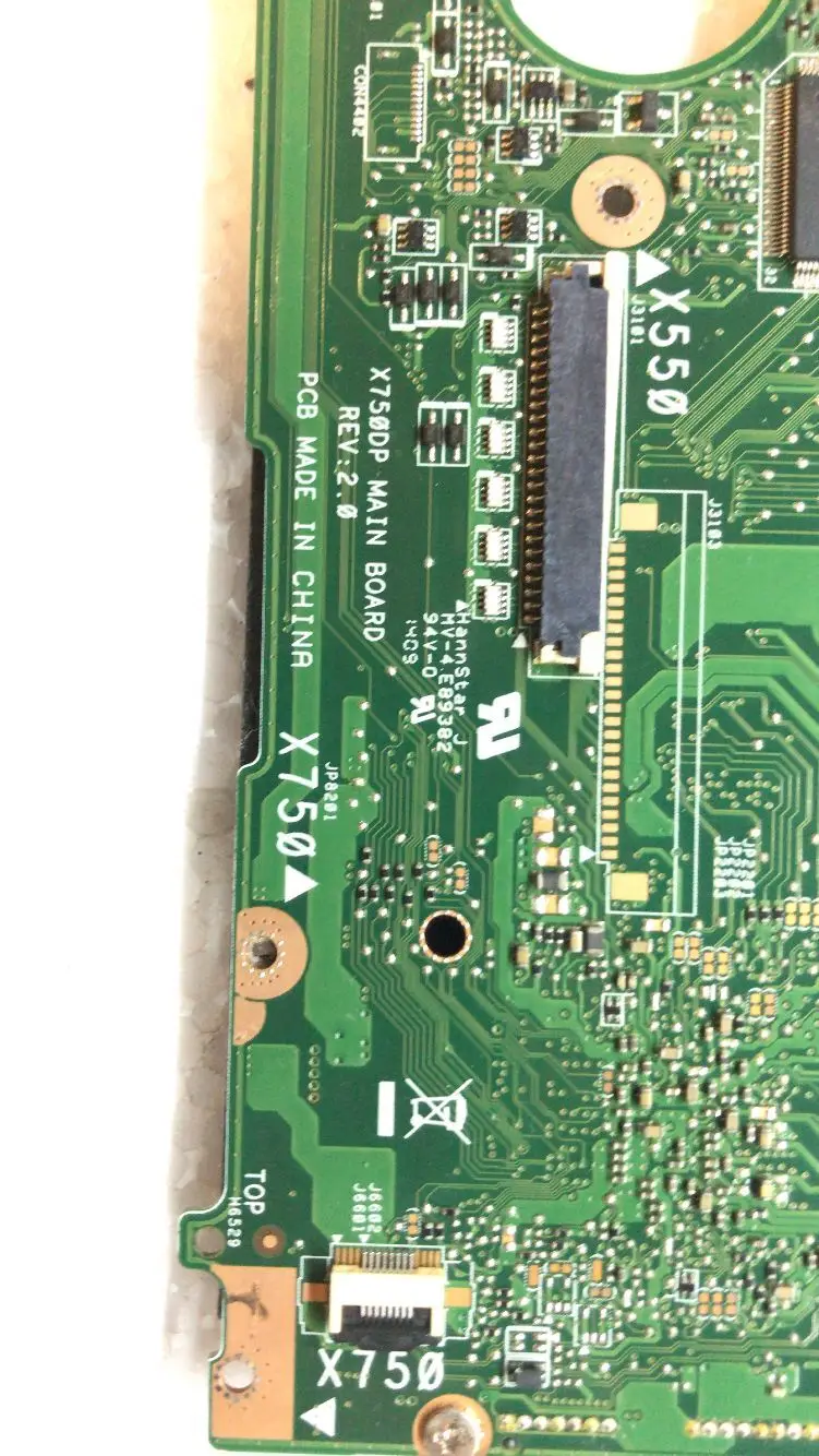 Материнская плата X750DP REV: 2,0 для ASUS X550 X550DP K550D X550D K550DP материнская плата для ноутбука X750DP материнская плата тестовая работа