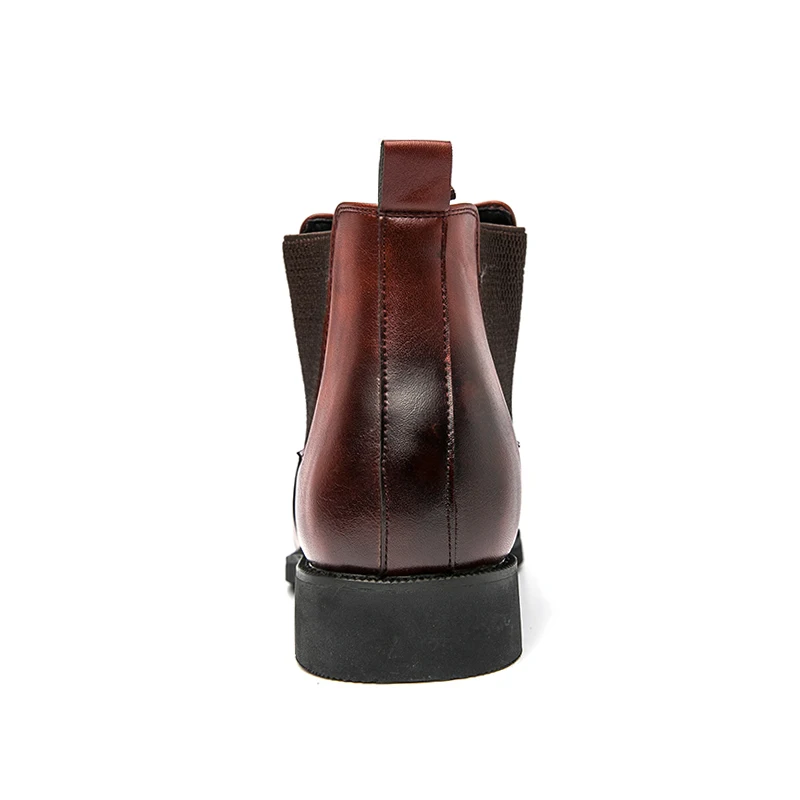 GLAZOV/брендовые Новые мужские ботинки челси из натуральной телячьей кожи подошва