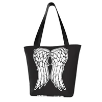 dixon wings angel shopping bag white work cloth handbags female gifts aesthetic bags