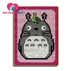 Набор ковер с крючком-защелкой, ковер для вышивки, искусственный ковер, посылка для рукоделия, самодельные украшения для дома, Totoro