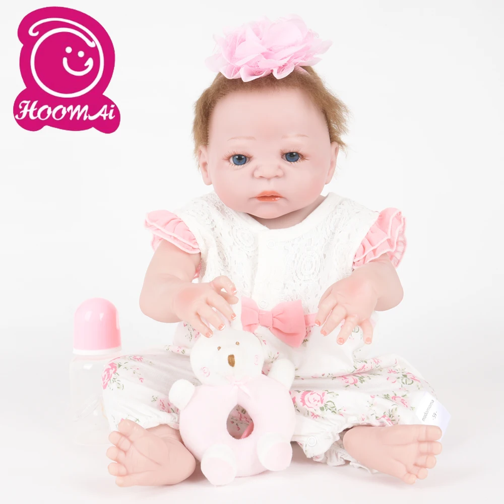 Новый дизайн детские куклы Bebe Reborn Милые силиконовые для новорожденных девочек