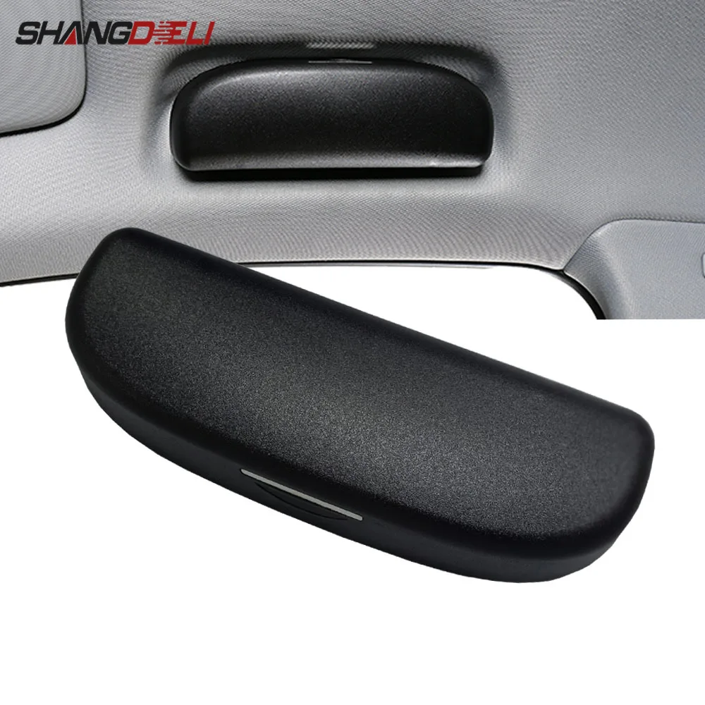 

For VW T-ROC 2017 2018 2019 2020 2021 Black Car Sunglasses Storage Box Glasses Holder Case Accessories