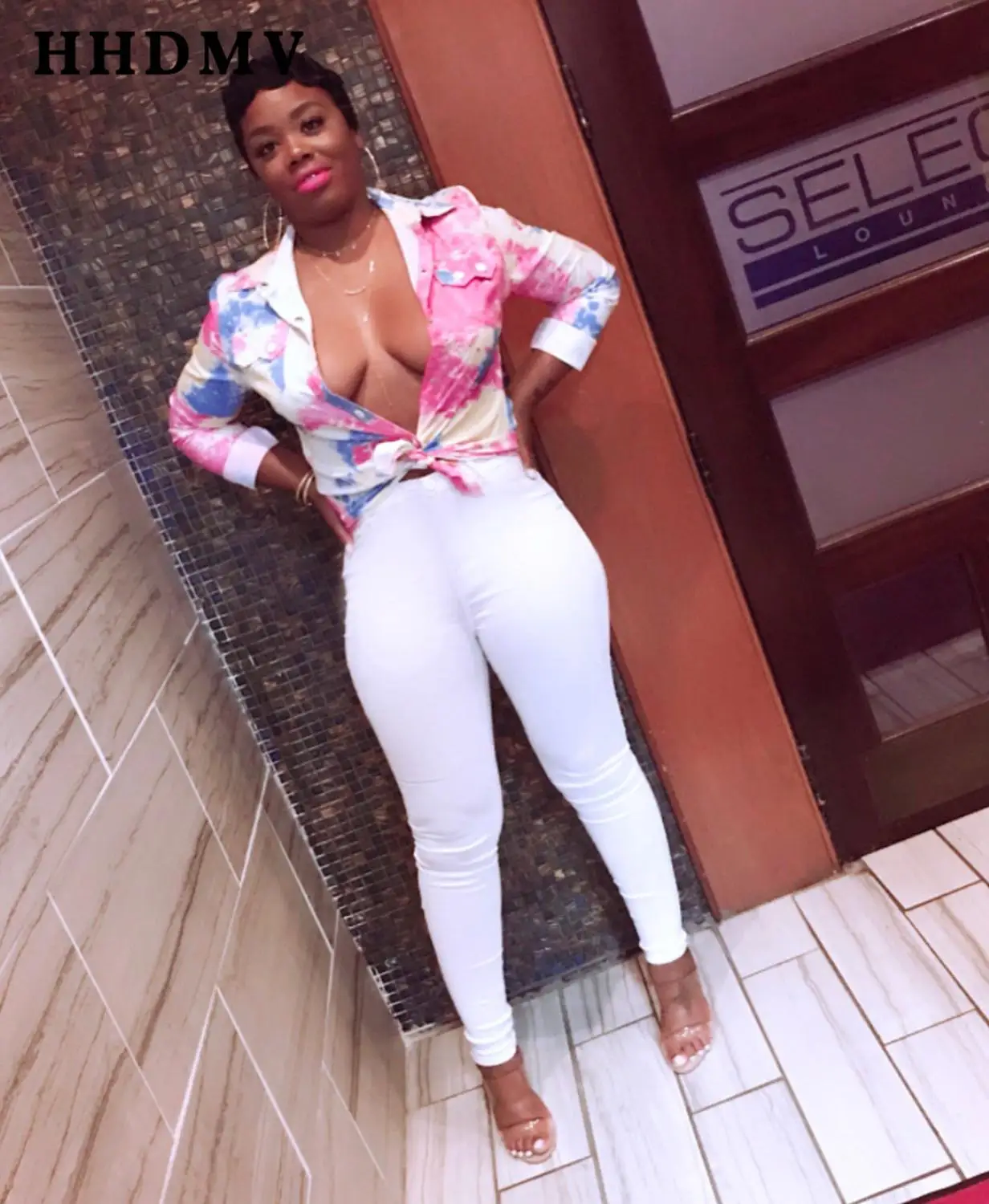 HHDMV Новая мода 2019 горячая Распродажа женская уличная рубашка в стиле хип-хоп с