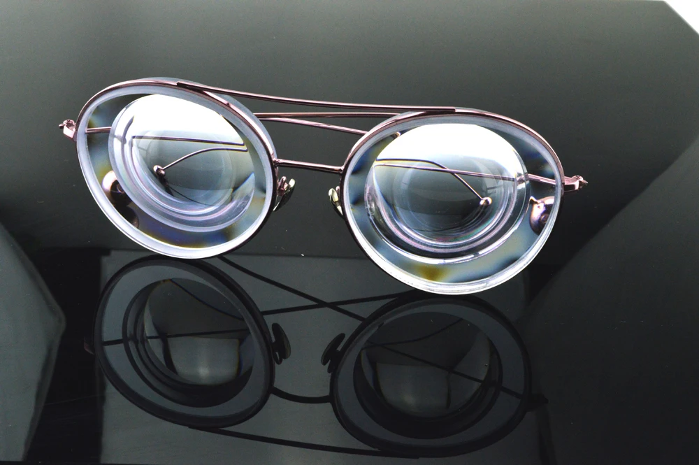 Женские круглые розовые очки для близорукости девушек и женщин 17D|Женские кадры| |