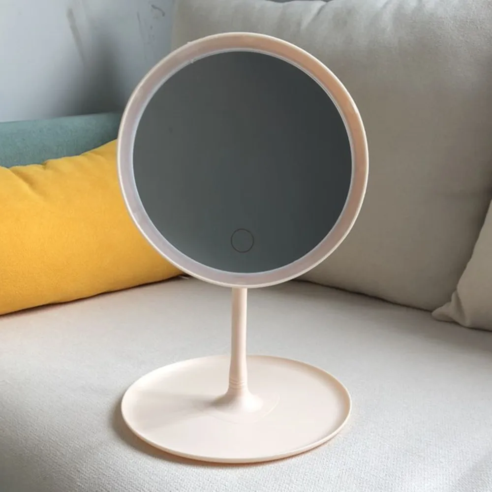 Зеркало для макияжа со светодиодной подсветкой 3 цвета|Зеркала макияжа| |