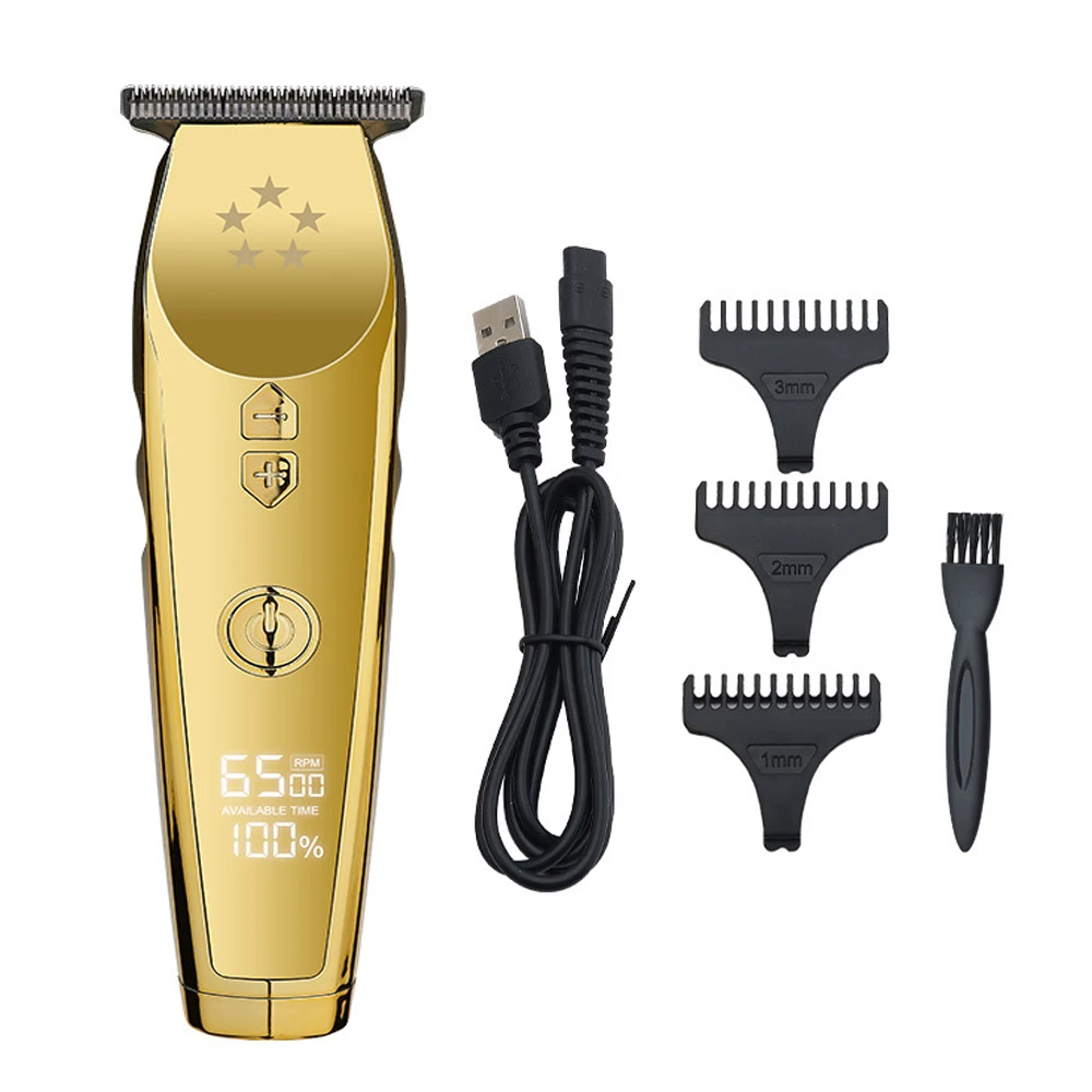 Триммер для волос Профессиональный Мощный парикмахерский Электрический T Blade