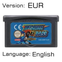 Mega Man Bass EUR 32 бит видеоигры картридж Консоли Карты для nintendo GBA Mega Man английская языковая версия - Цвет: Mega Man Bass EUR