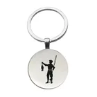 Персонализированный брелок для ключей в виде диска из сплава для мужчин и женщин, лучший подарок для папы