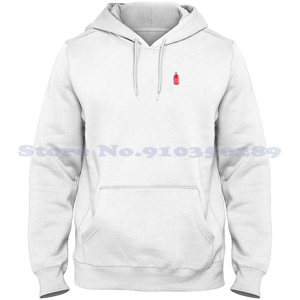 

Sriracha Bottle Long Sleeve Hoodie Sweatshirt Sriracha Digital Illustration