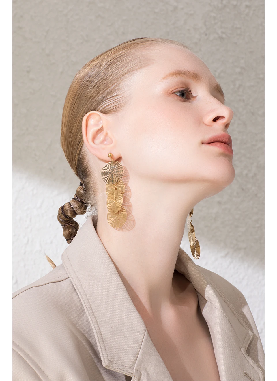 ENFASHION Boho Многослойные Круглые Висячие серьги для женщин, Длинные круглые висячие серьги с кисточками, модные ювелирные изделия Oorbellen E1109