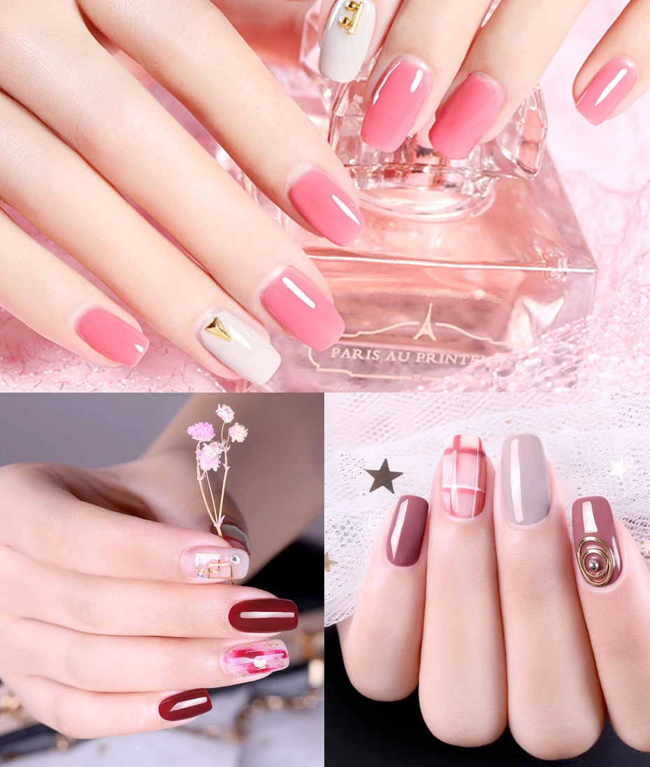 Elite99 10ml UV Gel Nail Polish Soak Off Primer Gel Polish Top Base Coat Needed Gel Lacquer Semi Permanent Nail Art Manicure Gel