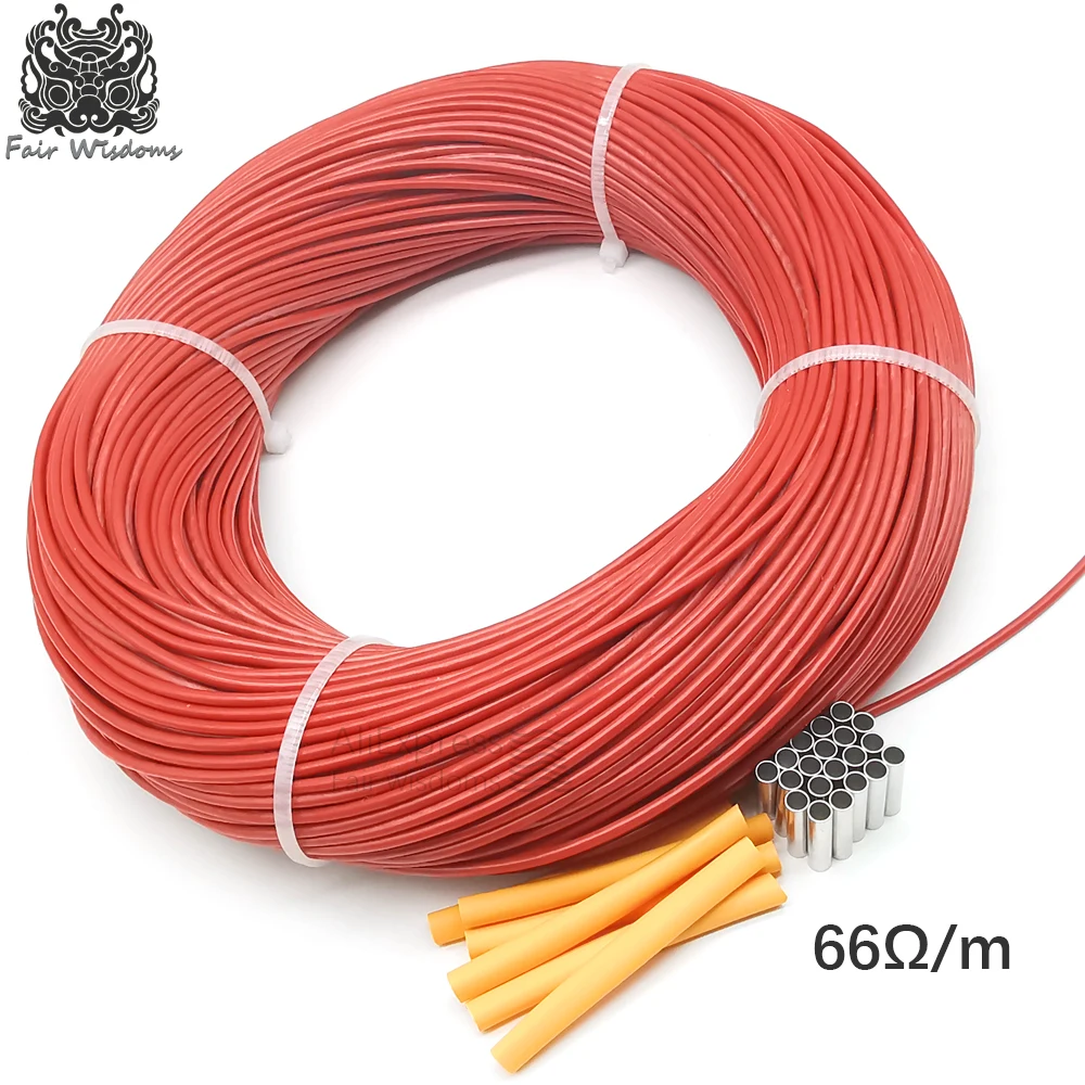 6k 66ohm низкая стоимость 5V-220V-300V силиконовая резина углеродное волокно
