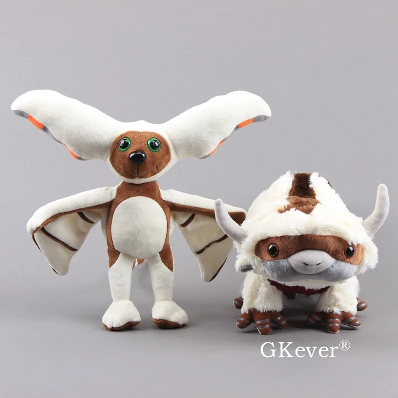 2 шт. 30 см 40 мультфильм аниме Appa Момо плюшевые игрушки и куклы из мультфильма милые