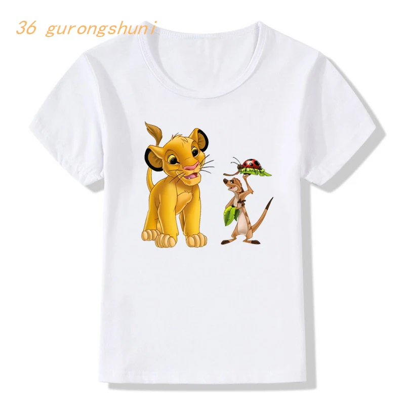 

kid tshirt girl lions t shirt for girls clothes children short sleeve kids clothes boys clothing anime graphic t shirts