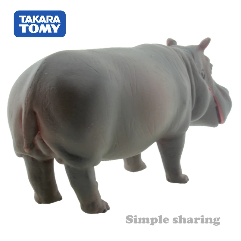 Такара томия томика ания приключения животных гиппопотамус As 06 Литые полимерные
