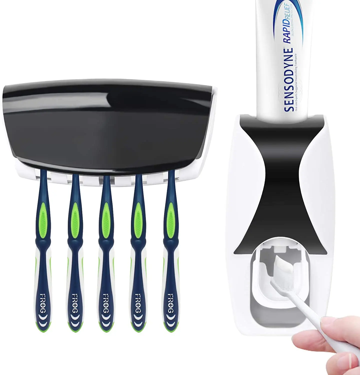 

Toothbrush Holder Automatic toothpaste holder squeezer Set toothpaste squeezer Things Bathroom Accessories Toothpaste Dispenser