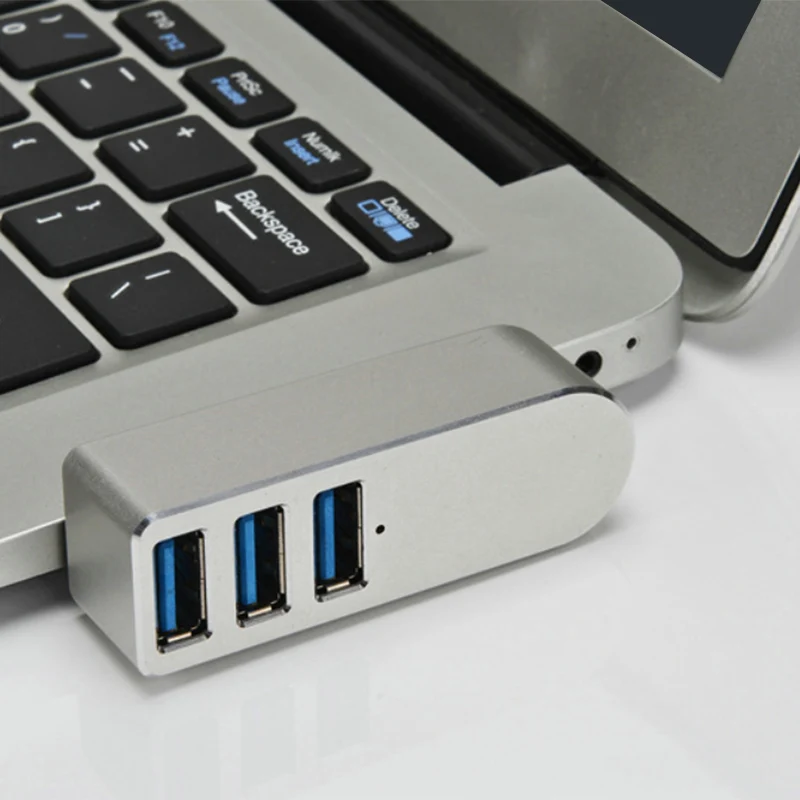 

Rotating Hub 3.0 USB 4 Port Hub Expander Hub USB Splitter TF SD Card Reader All in One for PC Computer Accessories