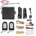 Автозапуск одна кнопка запуска двигателя с RFID замок зажигания Автозапуск стартер двигателя аварийная система автомобильные аксессуары