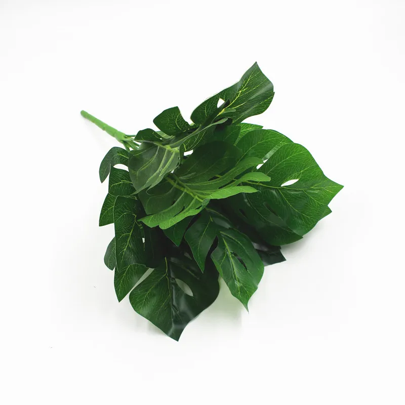 9 зеленых вилок листья монстеры Цветочная композиция аксессуары для дома сада