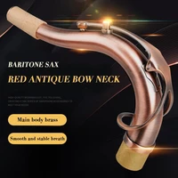 wholesale 27mm antique brass tenor saxophone bend neck sax woodwind instruments parts saxophone accessories hot sale
