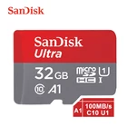 Карта памяти MicroSD SanDisk, 32 ГБ, 16 ГБ, 64 ГБ, 128 ГБ, 200 ГБ, 256 ГБ, 512 ГБ, макс. 100, МБс., Uitra C10, TF-карта