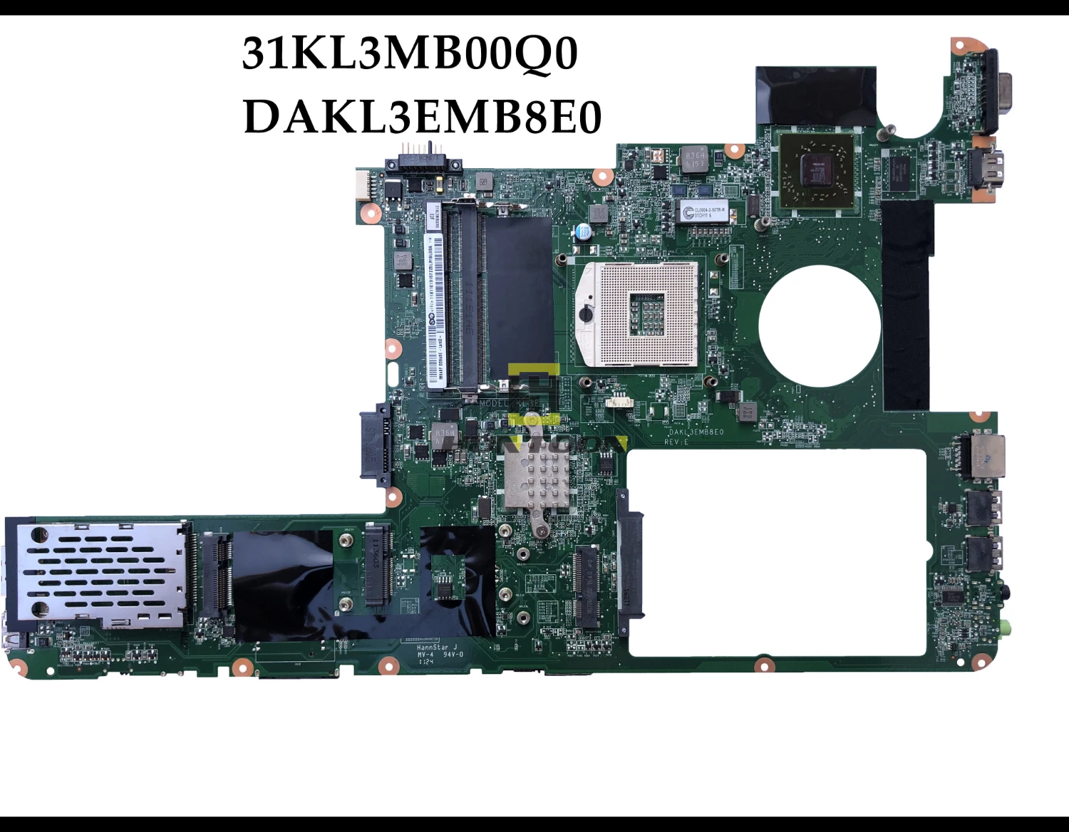 Натуральная DAKL3EMB8E0 для lenovo Ideapad Y560P Материнская плата ноутбука 31KL3MB00Q0 PGA989 SLJ8E HM76 I7