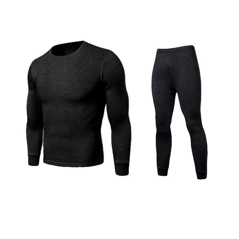 Теплые Термальность нижнее белье детские пижамные комплекты Для мужчин