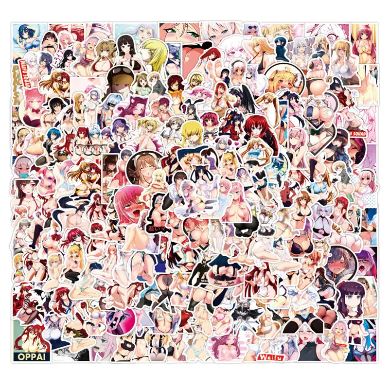 

10/200PCS Two-dimensional Bunny Girl Sexy Graffiti Sticker Laptop Scooter Luggage Waterproof Decoration Wholesale