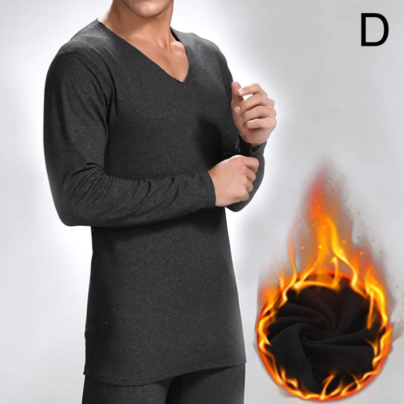 thermal pants Men Underwear Suit Hot Stylish Plus Velvet Warmth Constant Temperature 37 Degrees Autumn And Winter Comfortable Underwear Suit long johns pants