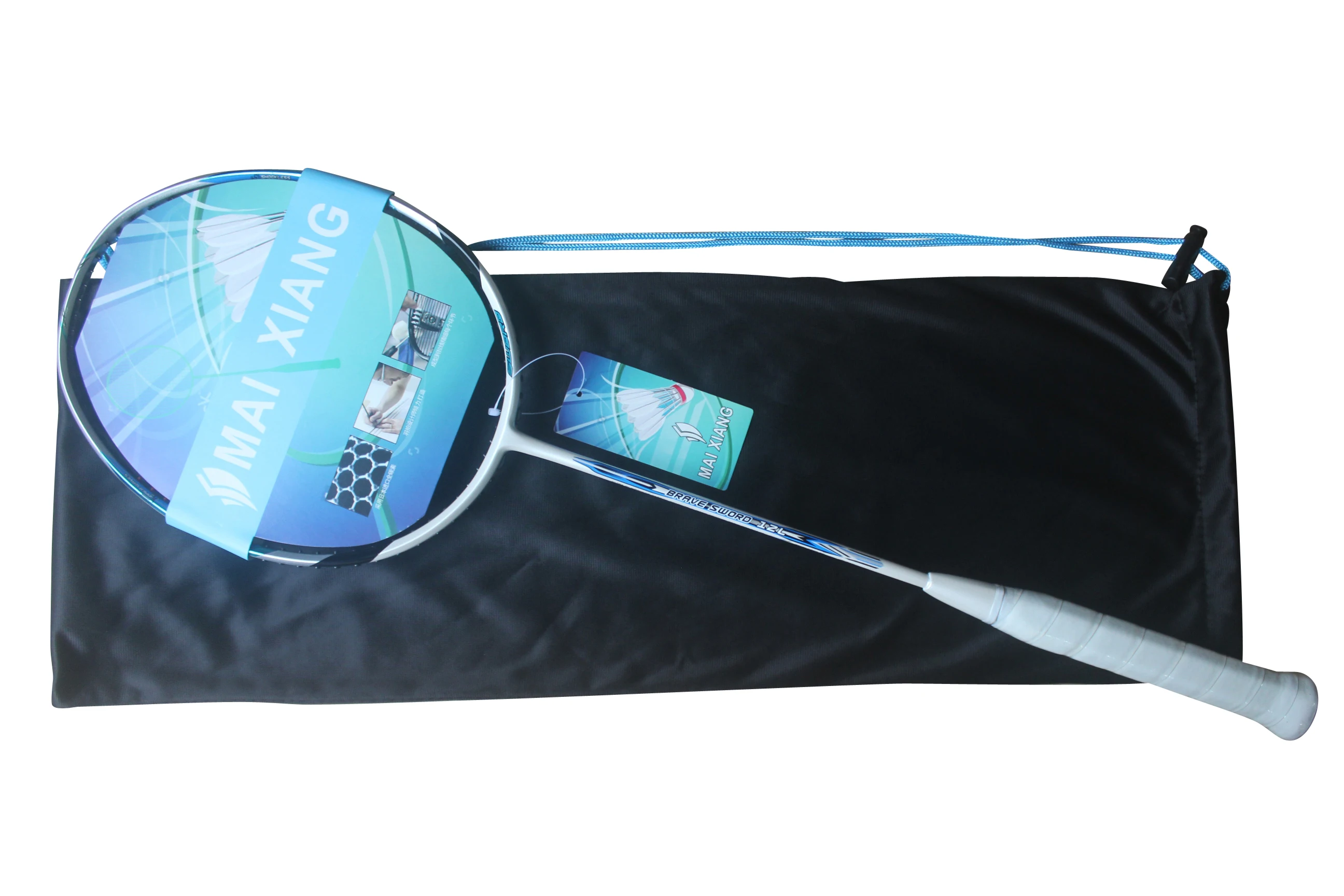 Меч храбрости 12 ракетки для бадминтона Высококачественная нано карбоновая