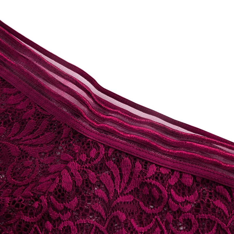 Женский кружевной комплект нижнего белья бесшовный бюстгальтер с подкладкой и