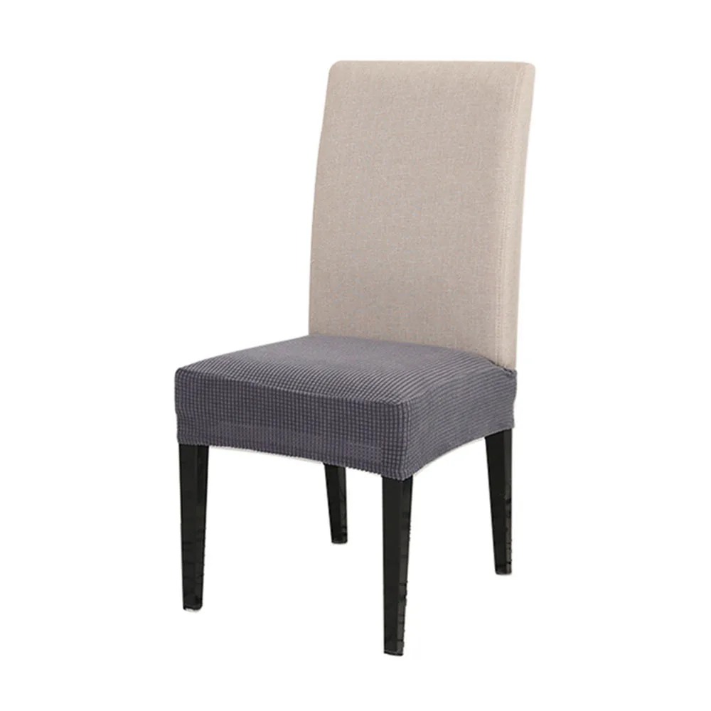1pc Gray 6 шт/4 шт/1 шт растягивающийся стул ширина стула чехлы на автомобильные сиденья Чехол Чехлы для подушек кресла для столовой - Цвет: 1pc Gray