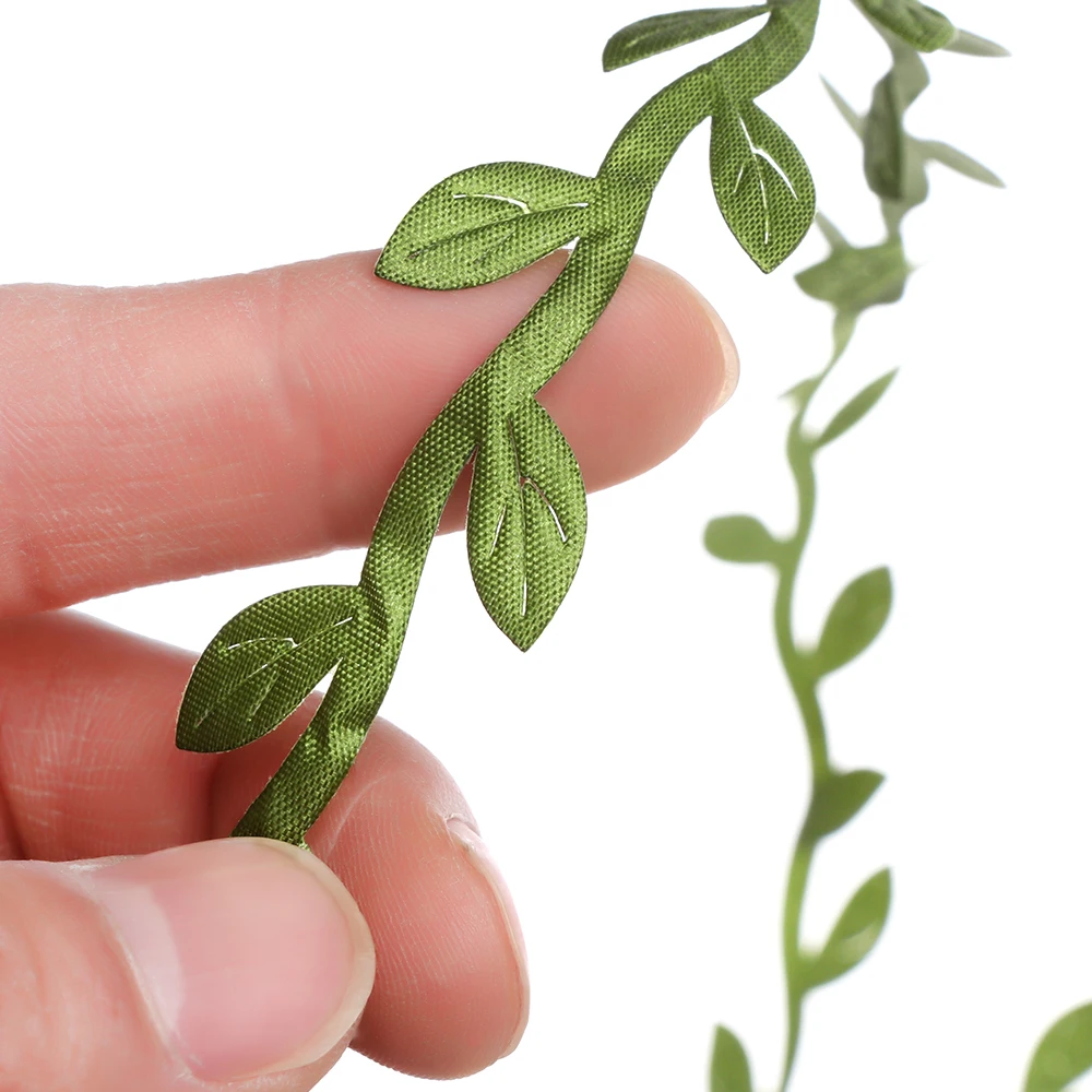 Искусственные зеленые листья плетеные искусственные растения лоза свадебная