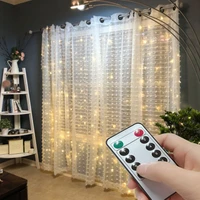 236m remote led curtain fairy lights string christmas led patio party wedding window decor outdoor string lights for new year