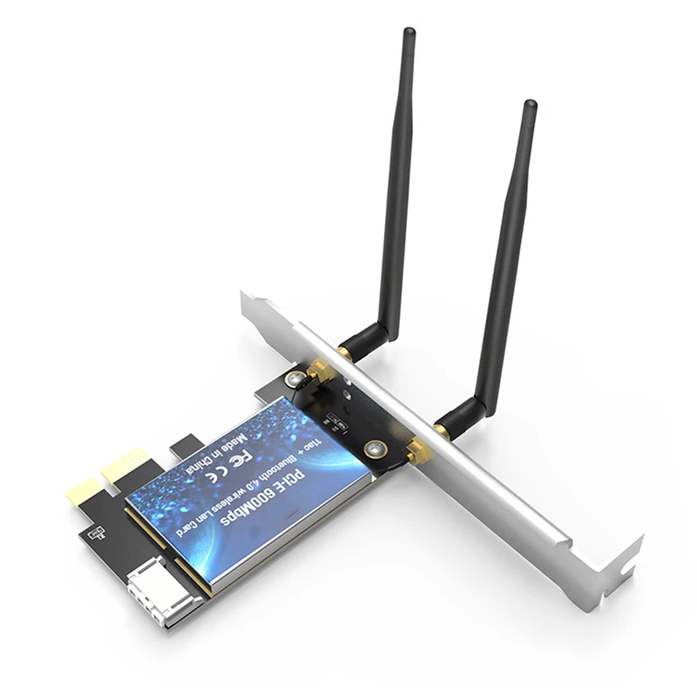

Адаптер Wi-Fi PCIE, 600 Мбит/с, 2,4/5 ГГц, 2 антенны