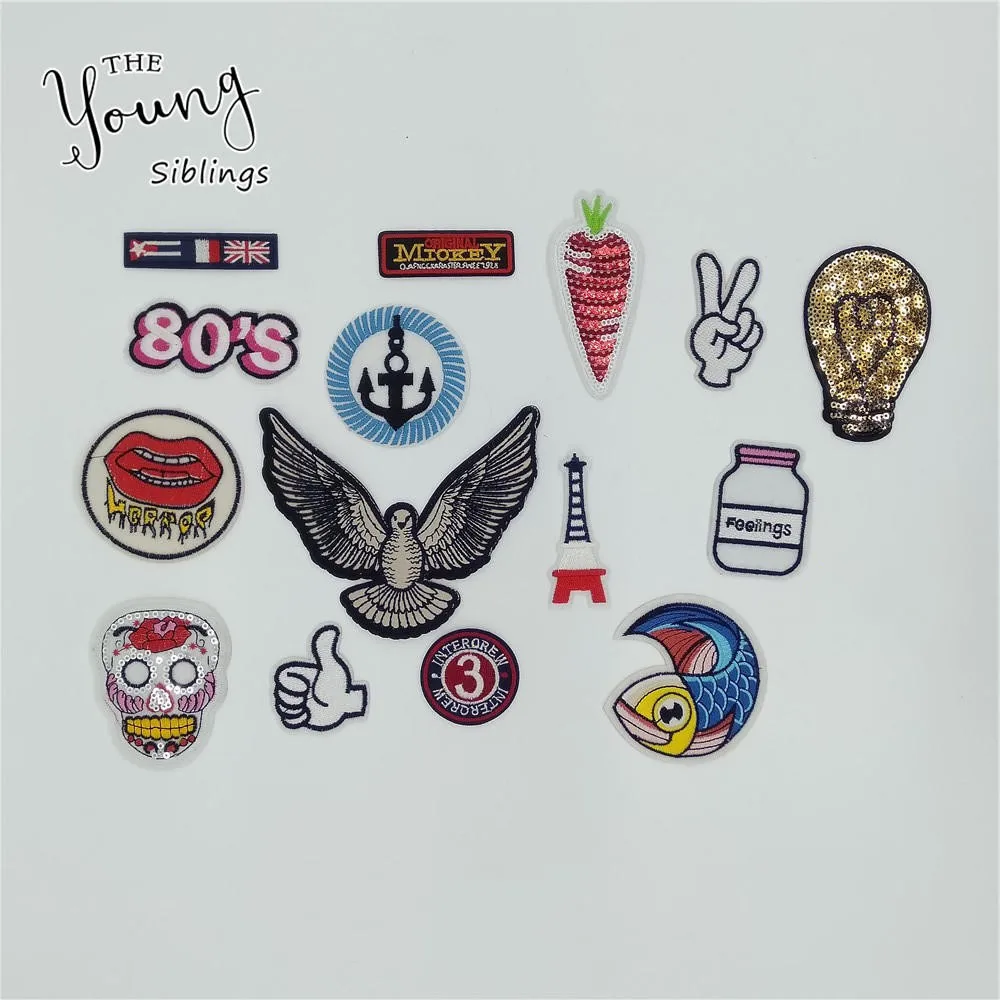 Горячая Распродажа смесь термоплавкого клея искусственный рисунок аппликация