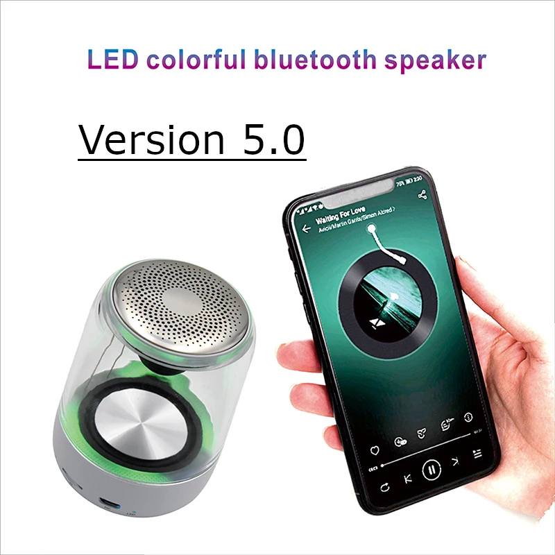 Беспроводной синий зуб динамик мини Колонка высокое качество красочные