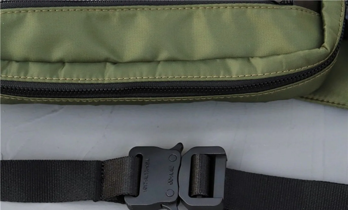

New ALYX Waist Packs Men Women Jacquard Logo 1017 ALYX 9SM Waist Bags Leatherwear Label Metal Zipper