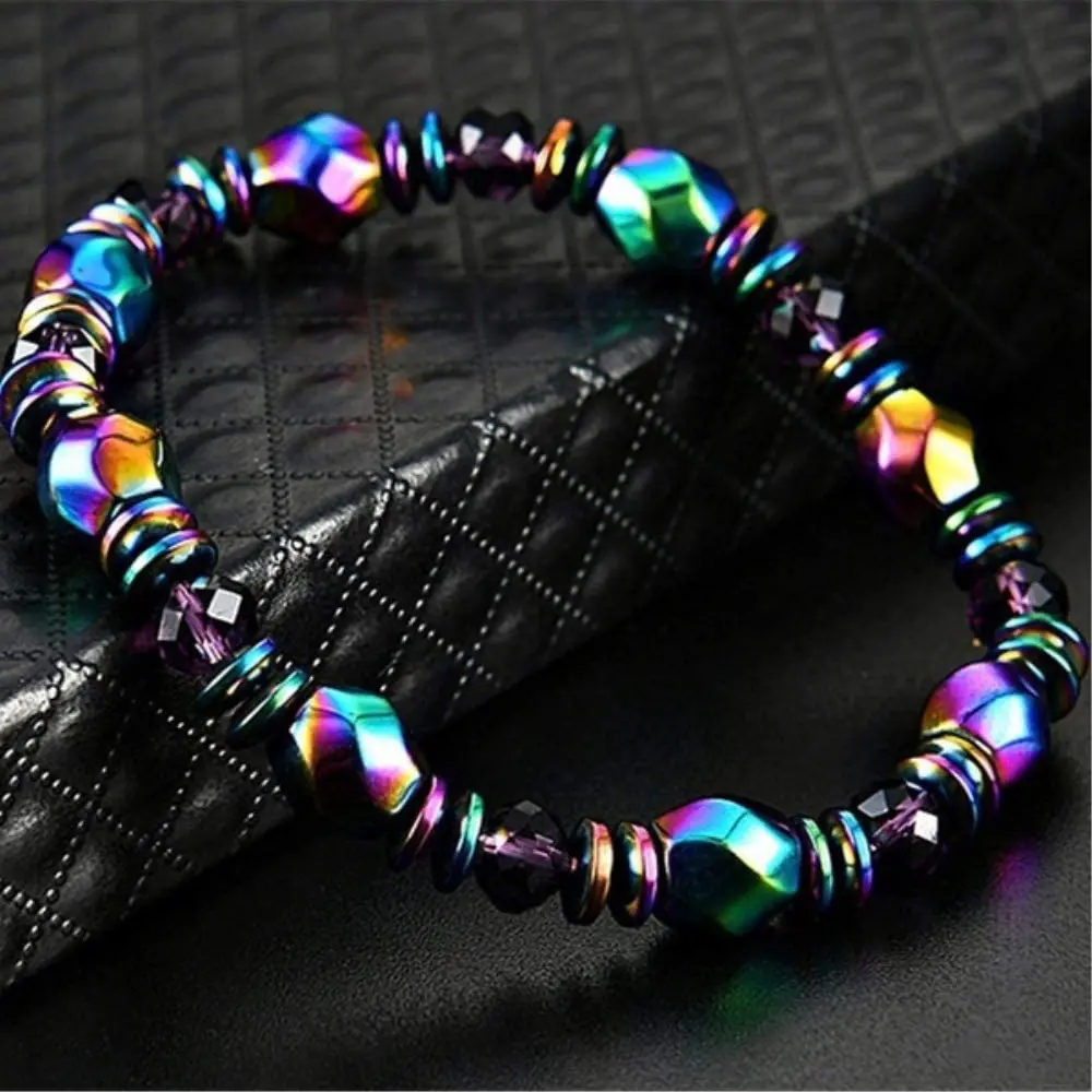 Браслет Магнитный цветной цепочка из гематита унисекс забота о здоровье снятие